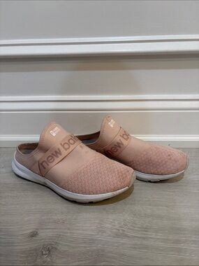 New Balance Women's Slip-On Mules in Blush Pink